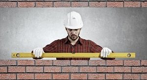 Sergey Nivens/Shutterstock.com Maurer, Backstein, Bau, bauen