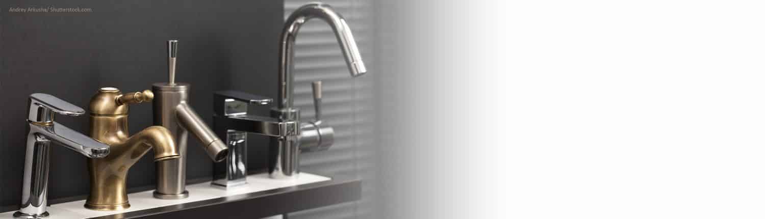 Andrey Arkusha/ Shutterstock.com Badezimmer, Wasserhahn, Armatur
