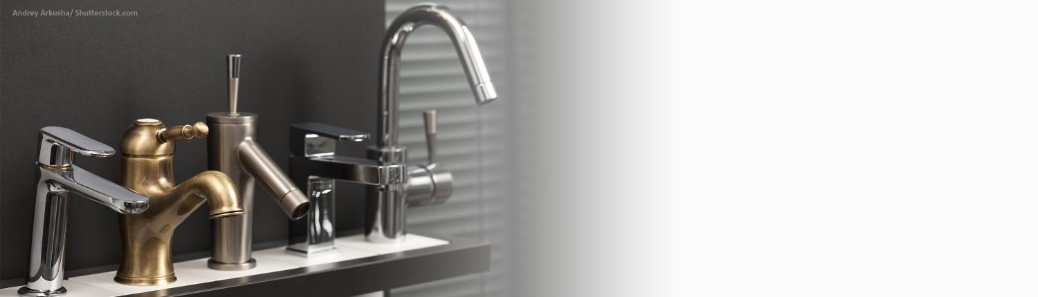 Andrey Arkusha/ Shutterstock.com Badezimmer, Wasserhahn, Armatur, Chrom