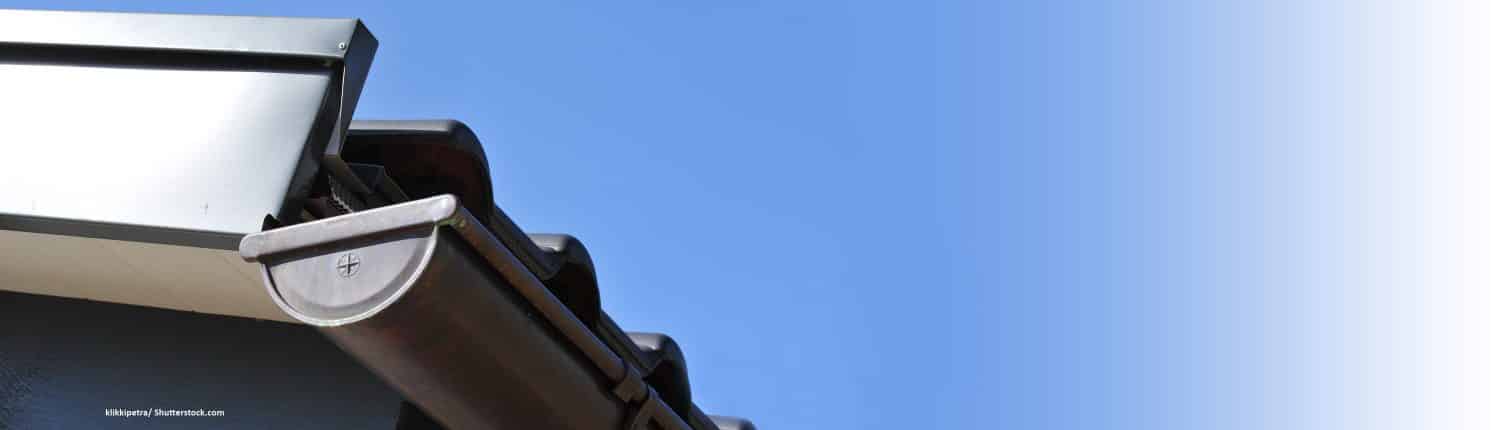 Dachrinne, Regenrinne, Dachgaube, Dach, rostfrei