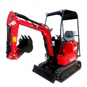 Minibagger bei Tipp zum Bau